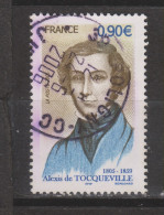 Yvert 3780 Cachet Rond Alexis De Tocqueville - Gebraucht