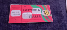 BIGLIETTO LOTTERIA ITALIA 1977 - Lotterielose