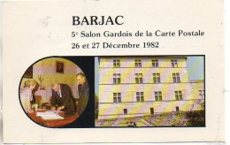 30 BARJAC  5e Salon Gardois De La Carte Postale 1982 - Other & Unclassified