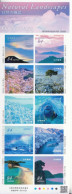 2021 Japan Natural Landscapes Caves Geology Complete Booklet MNH @ BELOW FACE VALUE - Ongebruikt