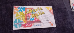 BIGLIETTO LOTTERIA ITALIA 1989 - Lottery Tickets