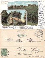 67 Hohbarr Zabern Saverne Ruines Chateau Les Vosges CPA + Timbre Reich Cachet 1902 - Saverne