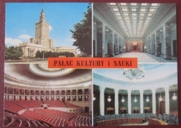 Warszawa / Warschau - Mehrbildkarte "Palac Kultury I Nauki" - Poland