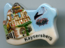 FEVES - FEVE - KAYSERSBERG - MORCEAU DE PUZZLE - CIGOGNE - Regio's