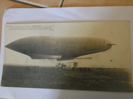 Cpa Panoramique 28 X 14,5 Du 78 Moisson Le Dirigeable Procède à L' Appareillage    ExtA - Zeppeline