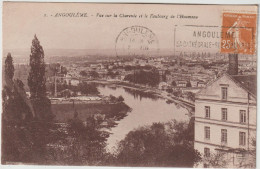 ANGOULEME  VUE SUR LA CHARENTE ET LE FAUBOURG DE L HOUMEAU - Angouleme