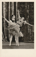 CARTE POSTALE PHOTO ORIGINALE ANCIENNE : COUPLE DE DANSEURS DU BALLET SOVIETIQUE OPERA DANSANT UNE VALSE DE J. STRAUSS - Fotografie