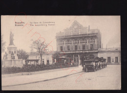 Bruxelles - La Gare De Luxembourg - Postkaart - Schienenverkehr - Bahnhöfe