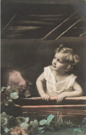 FANTAISIES - Enfant - Cochon - Carte Postale Ancienne - Other & Unclassified