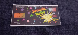 BIGLIETTO LOTTERIA ITALIA 1980 - Lotterielose