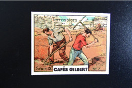 Chromo "Cafés GILBERT" - Série 9 "LES METIERS" - Tea & Coffee Manufacturers