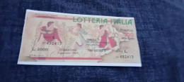 BIGLIETTO LOTTERIA ITALIA 1985 - Biglietti Della Lotteria