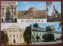 Warszawa / Warschau - Mehrbildkarte - Pologne