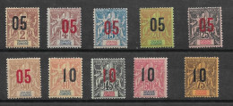 Grande Comore 1912 Overprint MNH12 - Unused Stamps