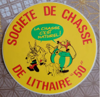 Autocollant Chasse,  Association 50 Saint Lithaire,obelix - Autocollants