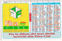 Calendarietto - Filca - Cisl - Anno 2003 - Formato Piccolo : 2001-...