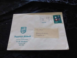 L-26 , Lettre Allemagne, Elmshorn à Domont, 1958 - Storia Postale