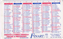 Calendarietto - Finart - Torino - Anno 2003 - Tamaño Pequeño : 2001-...