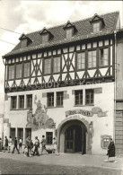 71942158 Saalfeld Saale Historische Gaststaette Das Loch Fassadenmalerei Fachwer - Saalfeld