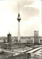71942151 Berlin Rotes Rathaus Mit Fernseh Und UKW Turm Der Deutschen Post Haupts - Sonstige & Ohne Zuordnung