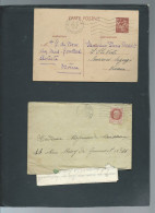 Lot De 10 Lacs, Carte Interzones, Lac En Franchise Periode 1939/1945 ,à Trier Raa102 - Guerre De 1939-45