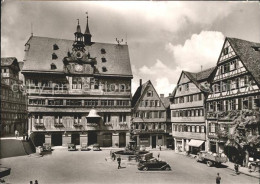 71942136 Tuebingen Marktplatz Mit Rathaus Brunnen Universitaetsstadt Tuebingen - Tübingen