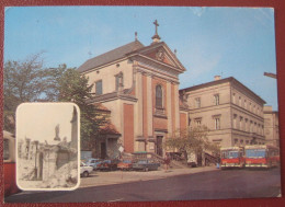 Warszawa / Warschau - Zweibildkarte / Autobus, Auto - Pologne