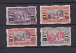 SENEGAL 1922 TIMBRE N°87/90 NEUF AVEC CHARNIERE MARCHE INDIGENE SURCHARGE - Unused Stamps