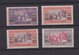 SENEGAL 1922 TIMBRE N°87/90 NEUF AVEC CHARNIERE MARCHE INDIGENE SURCHARGE - Ongebruikt