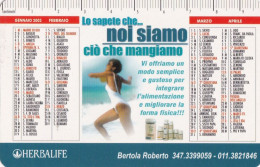 Calendarietto - Herbalife - Anno 2003 - Formato Piccolo : 2001-...