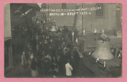 67 - ERSTEIN - KRAFT - Carte Photo - Réception Des Cloches Devant L' église - 1933 - Autres & Non Classés