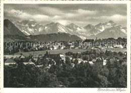 71942073 Kempten Allgaeu Gesamtansicht Mit Oberstdorfer Bergen Alpenpanorama Kem - Kempten