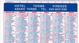 Calendarietto - Hotel Terme - Aban Terme - Firenze - Anno 2003 - Small : 2001-...