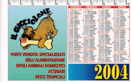 Calendarietto - Il Cucciolone - Torino - Anno 2004 - Kleinformat : 2001-...