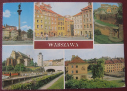 Warszawa / Warschau - Mehrbildkarte - Poland