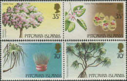 Pitcairn Islands 1983 SG242-245 Trees Set MNH - Pitcairn