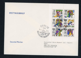 DDR Michel Nummer 1450 - 1455 Kleinbogen FDC - 1950-1970