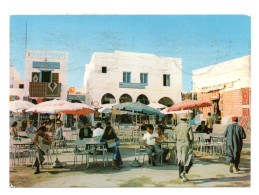 Houmt Souk , La Place Du Café - Tunisie