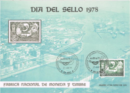 55282. Tarjeta Exposicion BILBAO 1978, EXFILNA 78. Jornadas Filatelicas - Briefe U. Dokumente