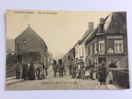 STEENWOORDE (59) : Rue De Poperinghe - Edit. P.P. - 1907 - Belle Animation - Steenvoorde