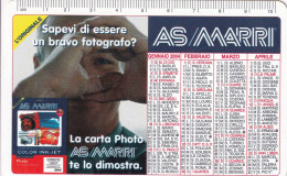 Calendarietto - La Carta Photo - As-marri - Anno 2004 - Tamaño Pequeño : 2001-...