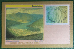 2001 - Italia - Como - Città Della Seta - Il Primo Francobusta In Seta Del Mondo -  Euro 2,50 - Nuovo - 2001-10: Ungebraucht