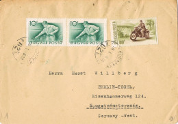 55283. Carta BUDAPEST (Hungria) 1955 To Germany - Ungebraucht