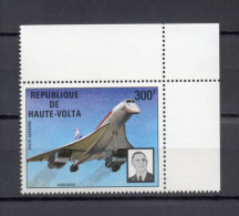 HAUTE VOLTA  PA  N° 168    NEUF SANS CHARNIERE  COTE 5.00€     CONCORDE AVION GENERAL DE GAULLE - Upper Volta (1958-1984)