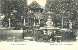 71941809 Coblenz Koblenz Trinkhalle In Den Rheinanlagen Brunnen Koblenz - Koblenz