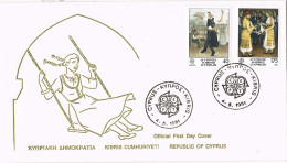 55284. Carta F.D.C. CHIPRE 1981. Tema EUROPA - Brieven En Documenten
