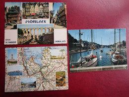 CP 29 Finistère  MORLAIX  - Lot De 3 Cartes Postales - Morlaix