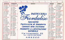 Calendarietto - Pasticceria - Fiordaliso - Arezzo - Anno 2003 - Tamaño Pequeño : 2001-...