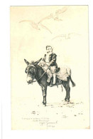 Fantaisie Enfant Sur Un Ane . Edit : R.Guilleminot Boespflug Et Cie .1903 - Scènes & Paysages