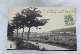 Poule, Les Echarmeaux, Vue Générale Et Route De Lamure, Rhône 69 - Other & Unclassified